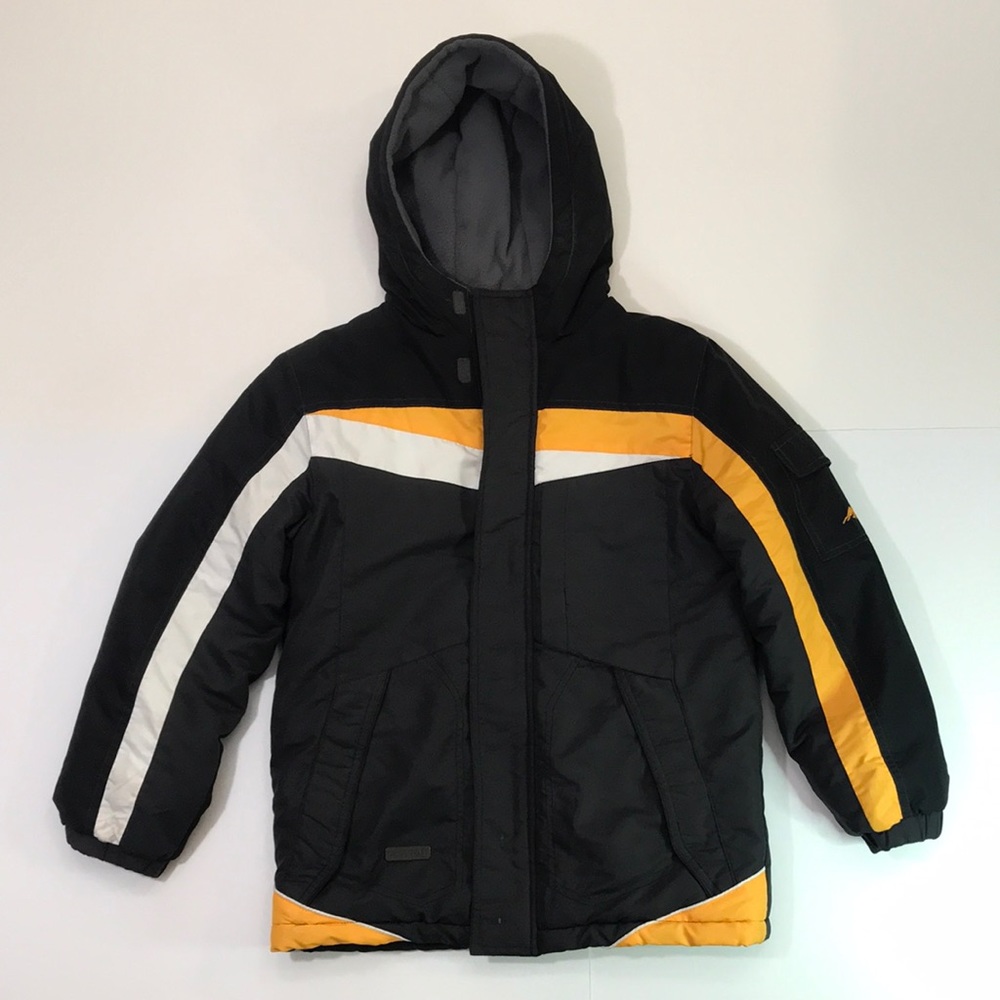 PACIFIC TRAIL Boys Sz M Black Winter Jacket EUC